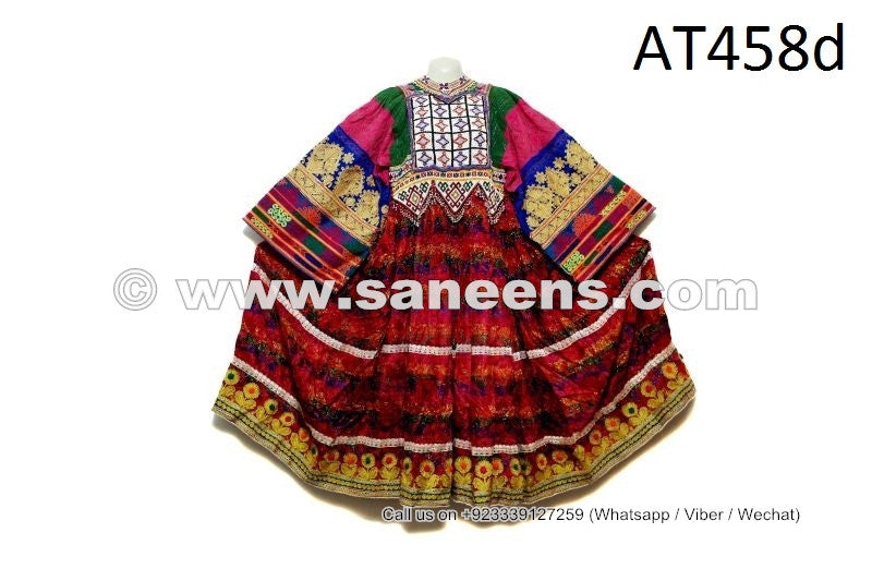 Kuchi Tribal Art Embroidered Dress Afghan Nomad Vintage Costume Online