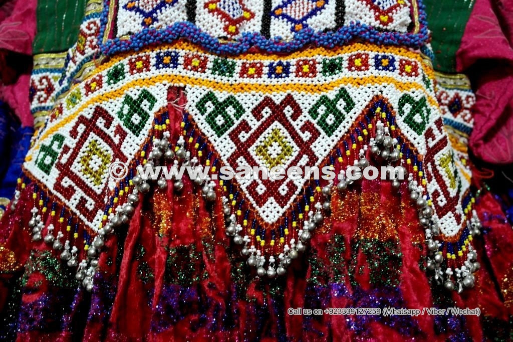 Kuchi Tribal Art Embroidered Dress Afghan Nomad Vintage Costume Online