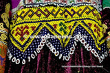 Kuchi Tribal Rainbow Frock Unique Design Afghan Nomad Vintage Dress