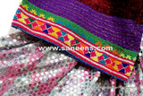 ATS Fusion Dance Dress Tribal Ethnic Frock With Sequin Work Nomadic Costume