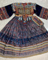Kuchi Hand Embroidered Coin Work Frock