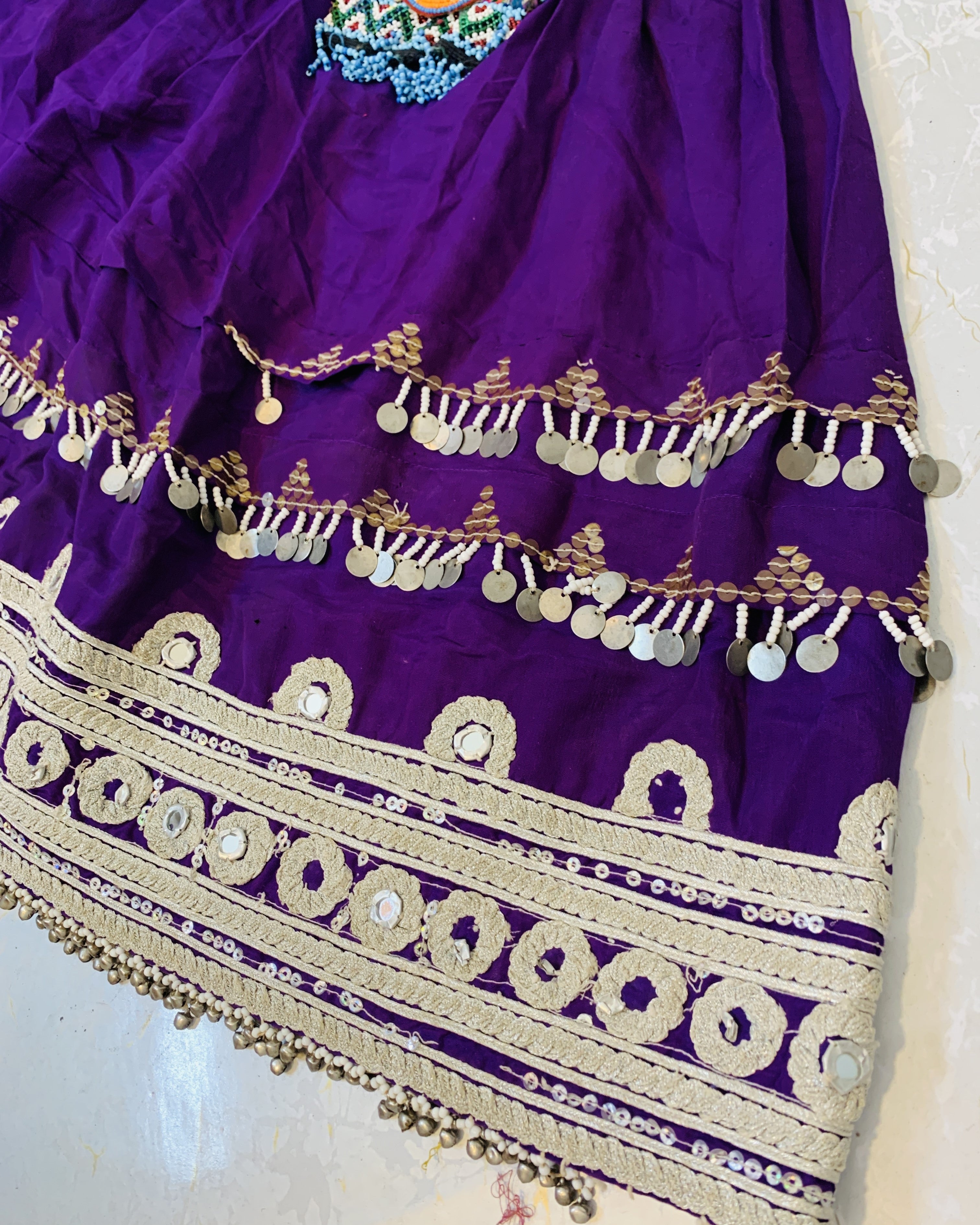 Vintage Afghan Embroidered Dress