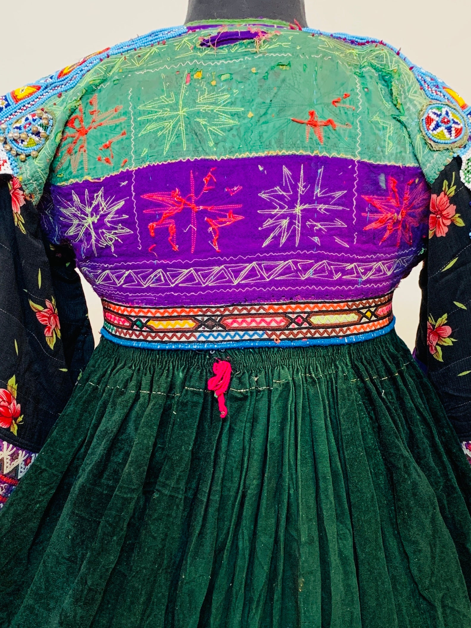 Pashtun Vintage Handcrafted Afghan Style Dress