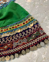 Vintage Afghan Velvet Frock