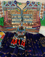 Vintage Afghan Velvet Frock