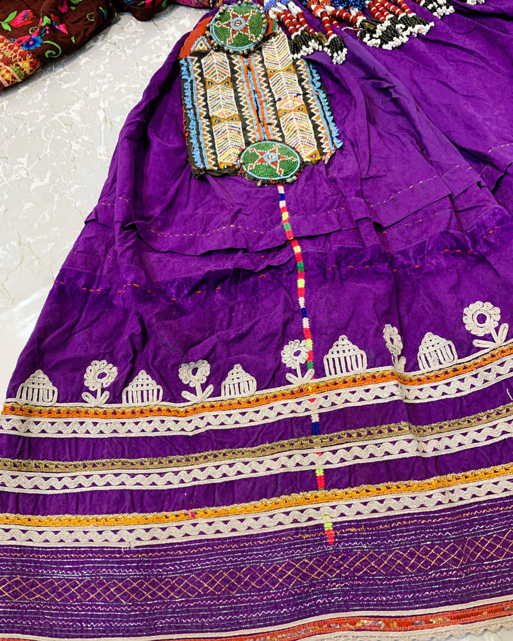 Balochi Coins Vintage Frock