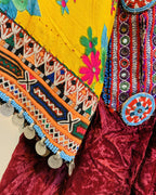Afghan Velvet Ethnic Frock
