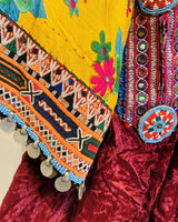 Afghan Velvet Ethnic Frock