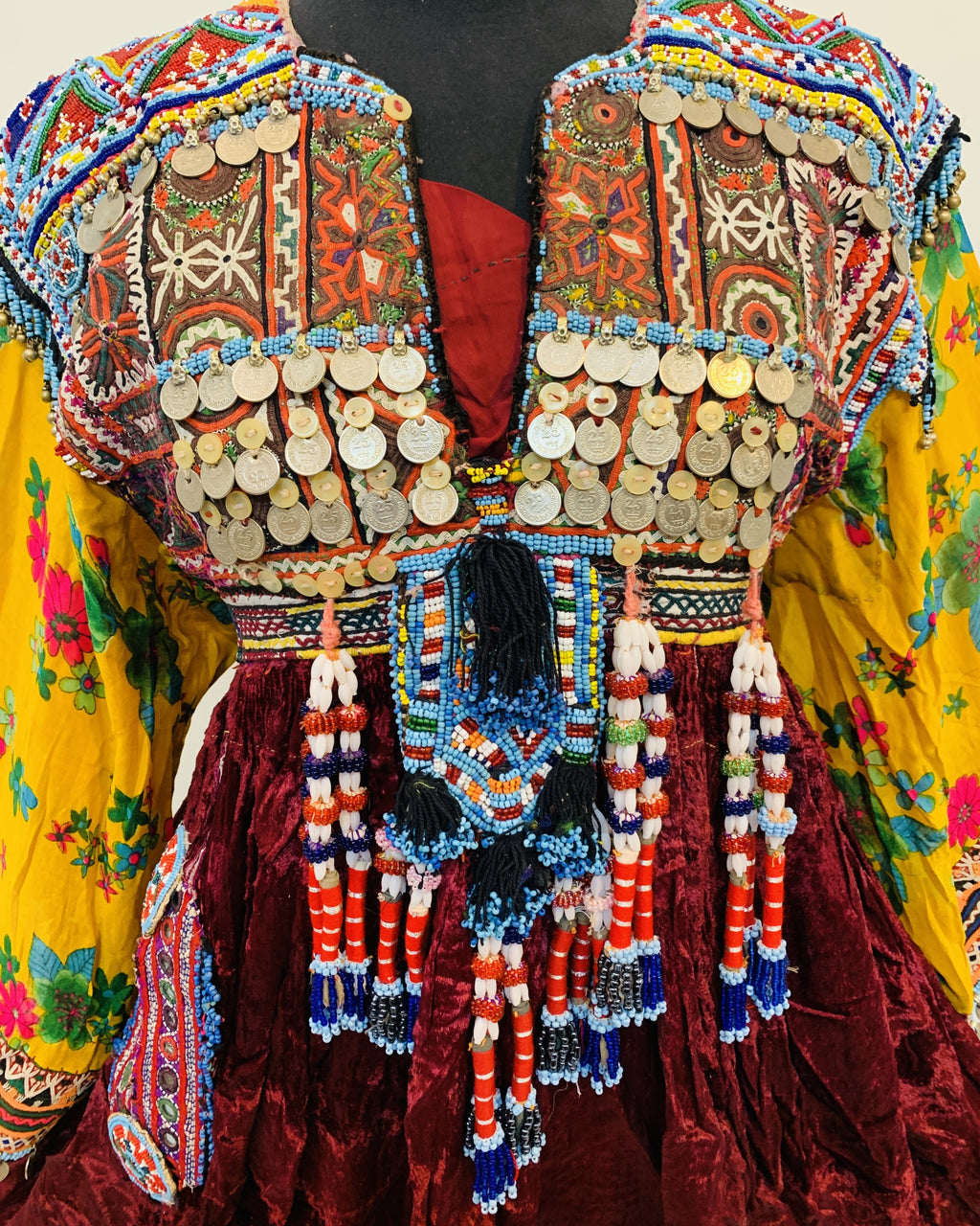 Afghan Velvet Ethnic Frock