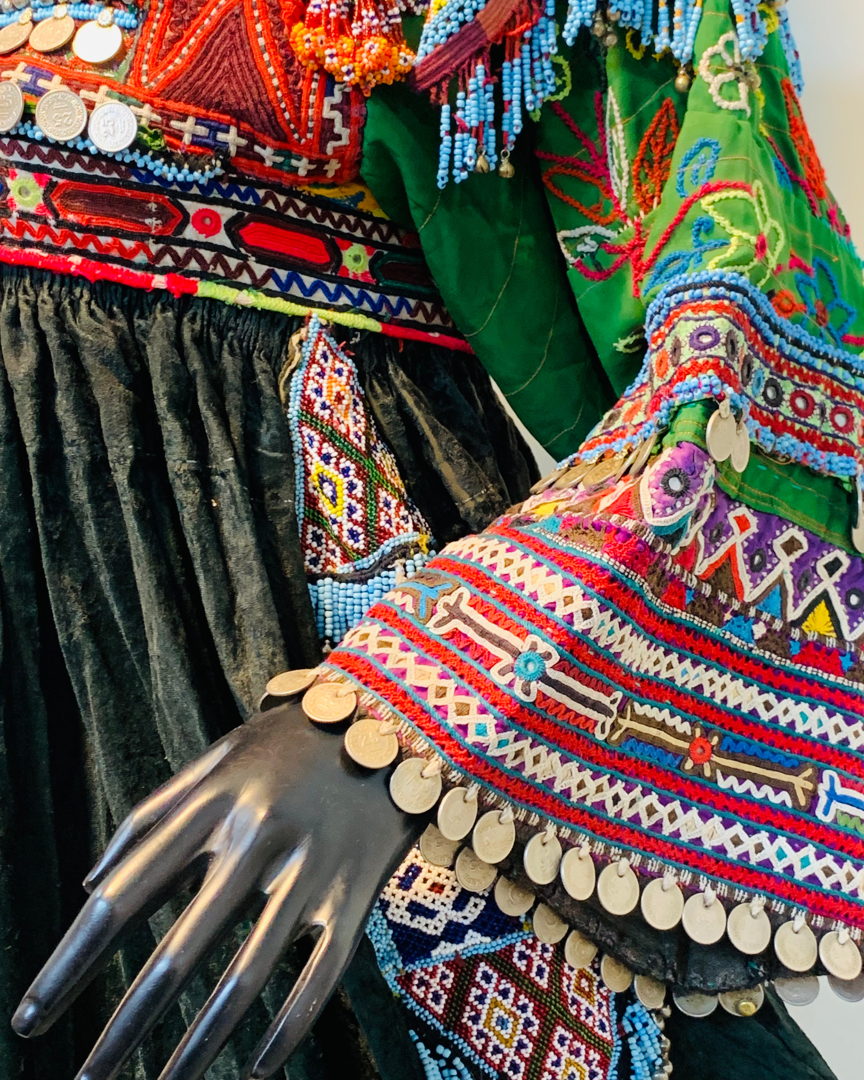 Hand Embroidered Afghan Vintage Dress