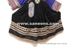 Afghan Kuchi Black Vintage Frock
