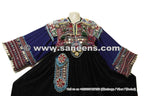 Afghan Kuchi Black Vintage Frock