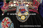 Afghan Kuchi Black Vintage Frock