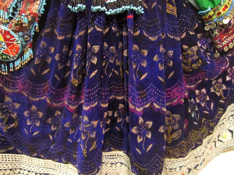 Vintage Afghan Velvet Purple Dress