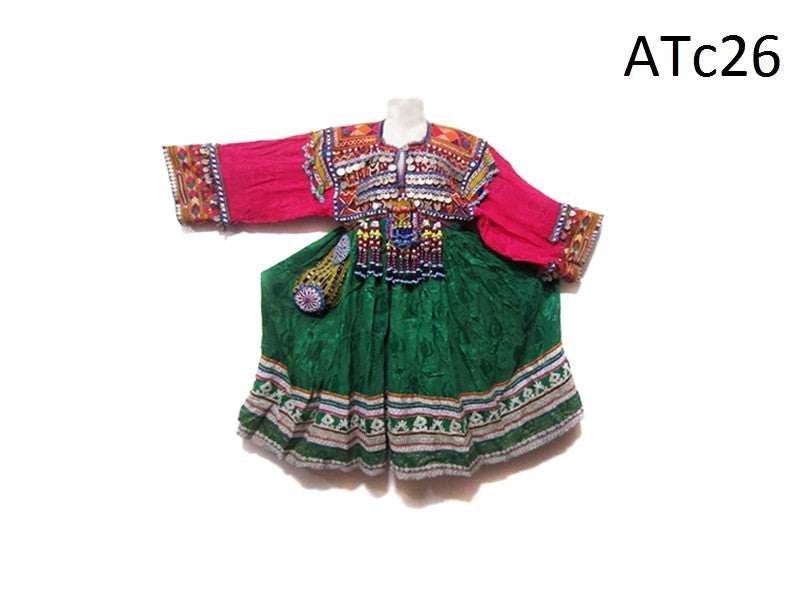 balochi tribal ethnic frock with coins
