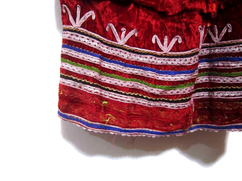 Kuchi Banjara Tribal Ethnic Red Dress