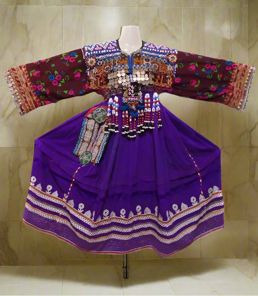 kuchi tribal coins dress