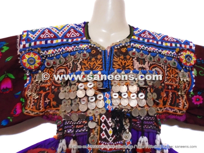 handmade tribal coins and beads work costumes clothes online