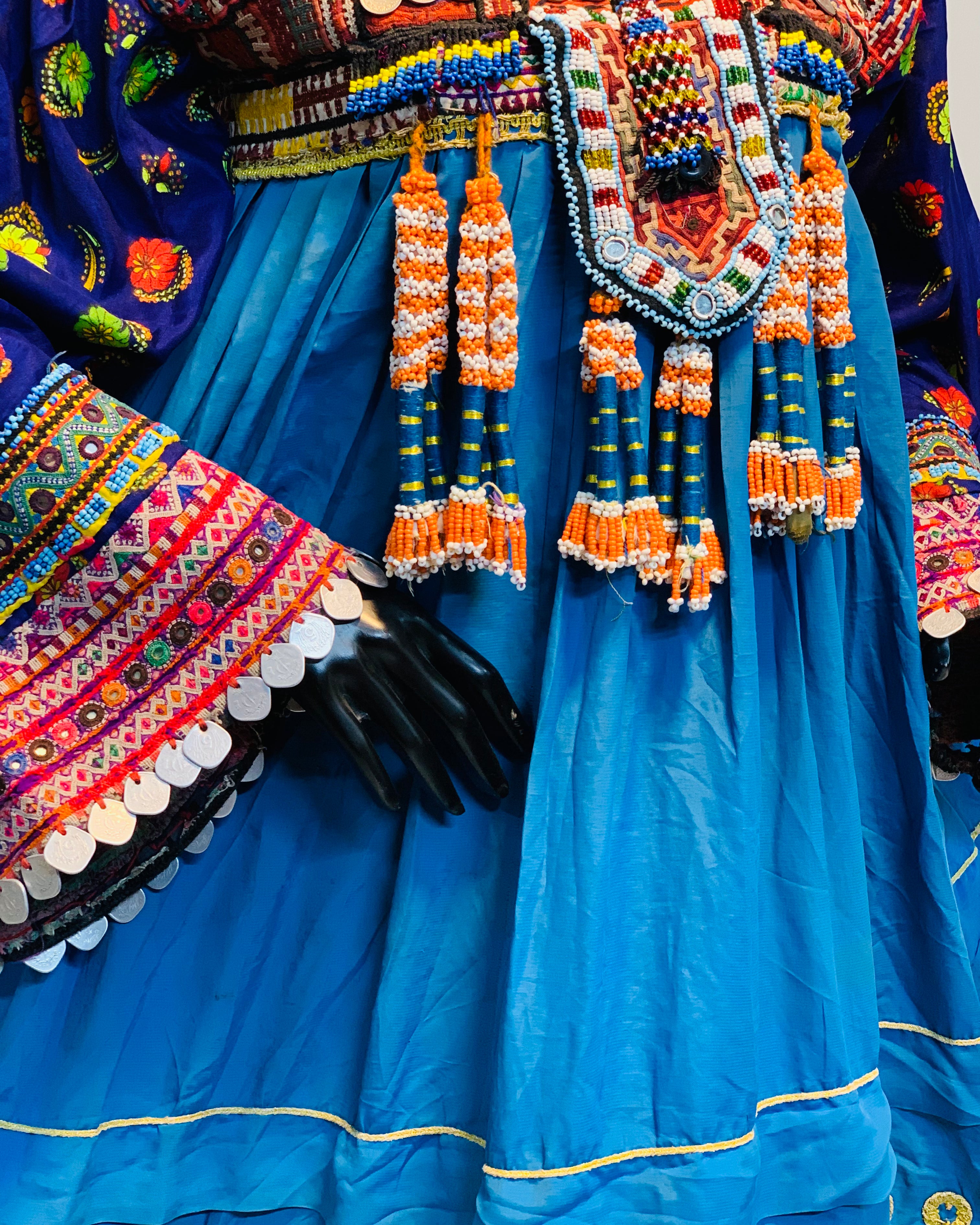 Bohemian Ethnic Velvet Maxi Dress