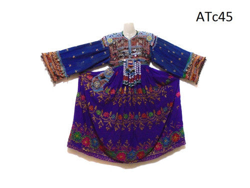 Kuchi Banjara Ethnic Blue Dress