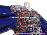 Kuchi Banjara Ethnic Blue Dress