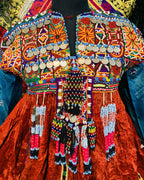Baloch Coins Velvet Frock