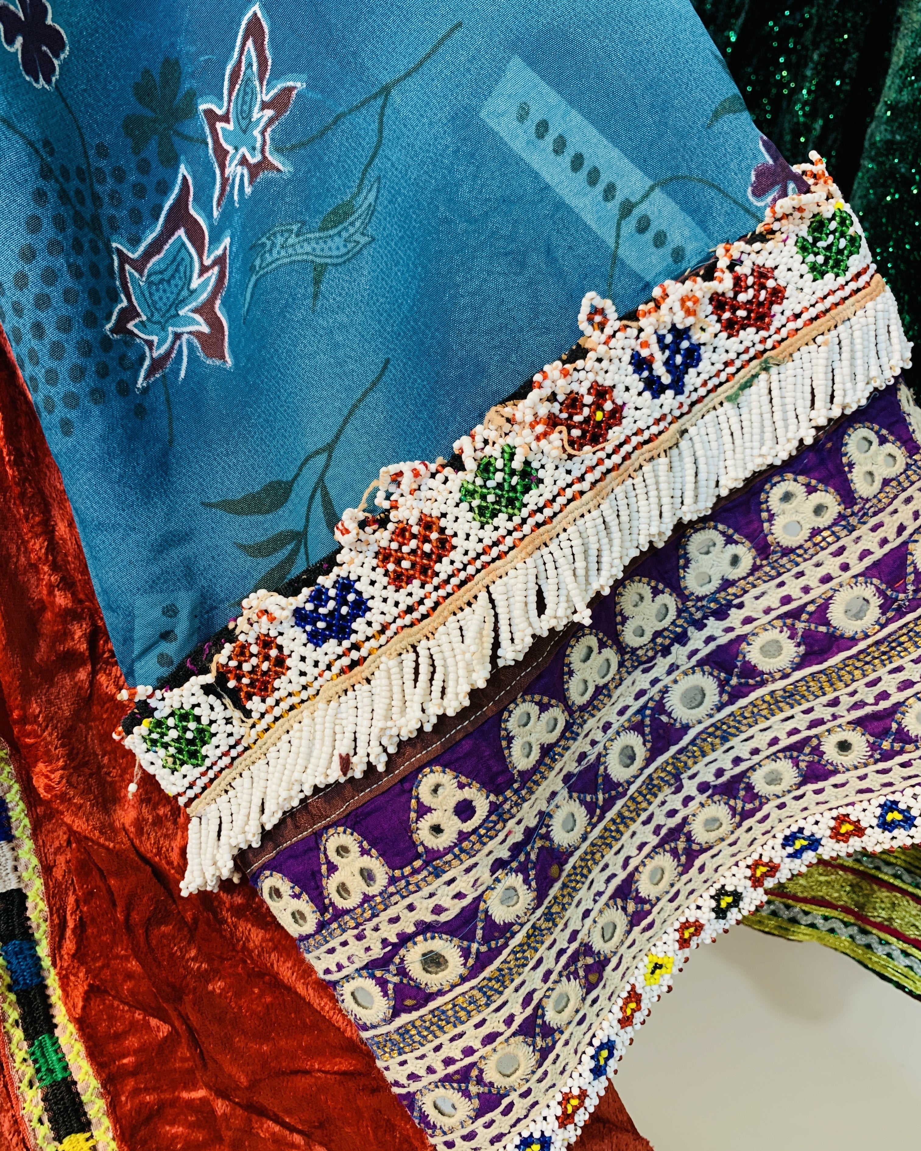 Baloch Coins Velvet Frock