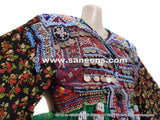 Baloch Tribal Coins Green Frock