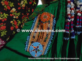 Baloch Tribal Coins Green Frock