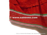 Homemade Kuchi Baloch Coins Red Dress