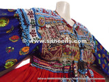 Homemade Kuchi Baloch Coins Red Dress