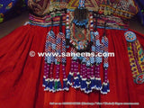 Homemade Kuchi Baloch Coins Red Dress