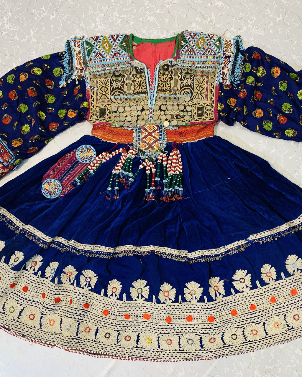 Tribal Nomad Vintage Velvet Frock