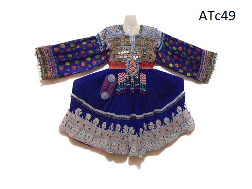 Tribal Nomad Vintage Blue Dress