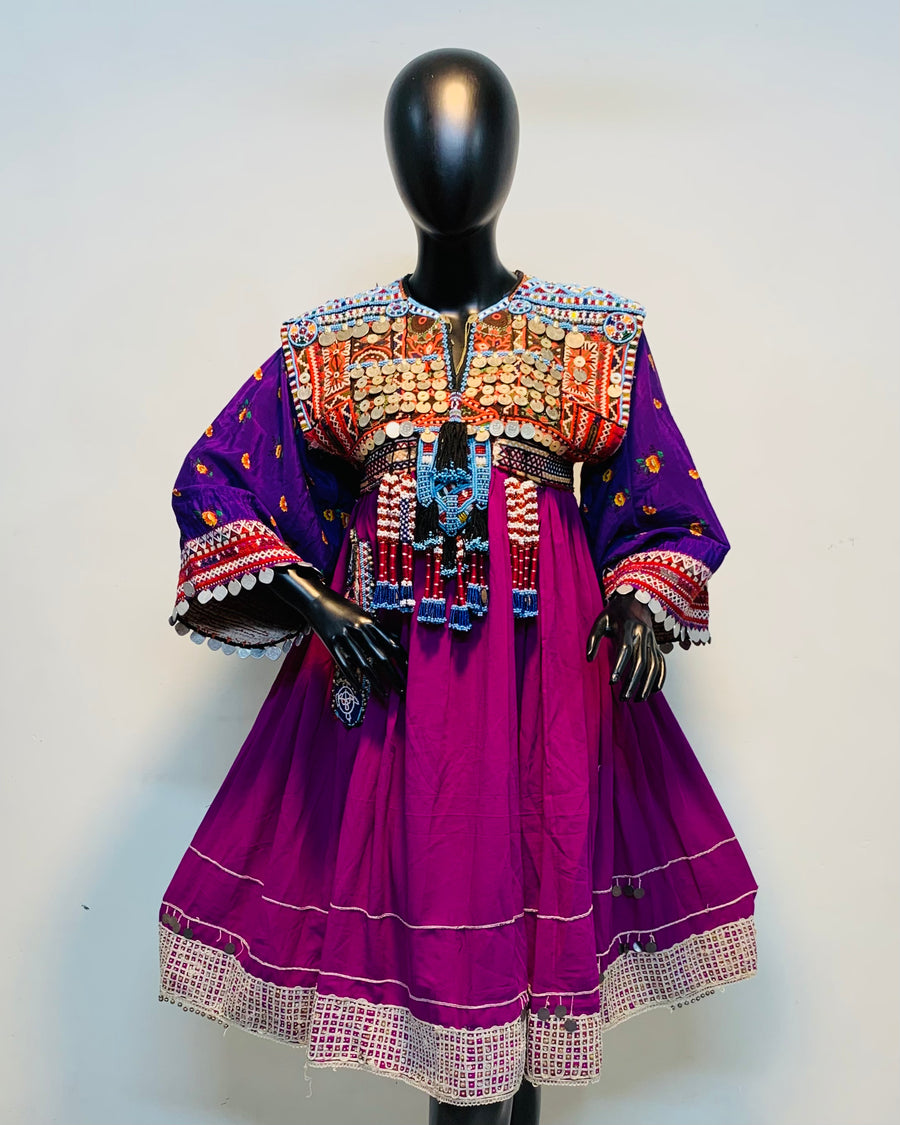 Kuchi Coins Vintage Frock
