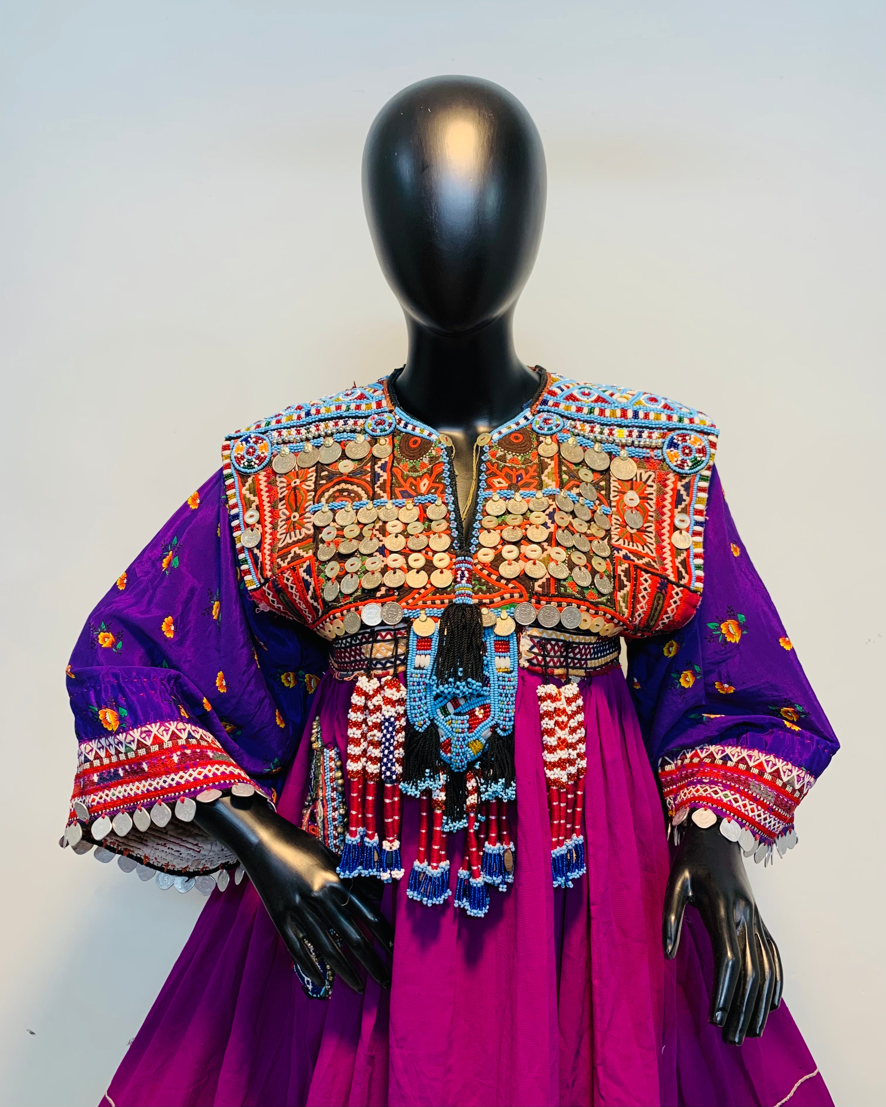 Kuchi Coins Vintage Frock