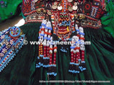 Nomad Tribal Vintage Green Dress