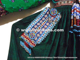 Nomad Tribal Vintage Green Dress