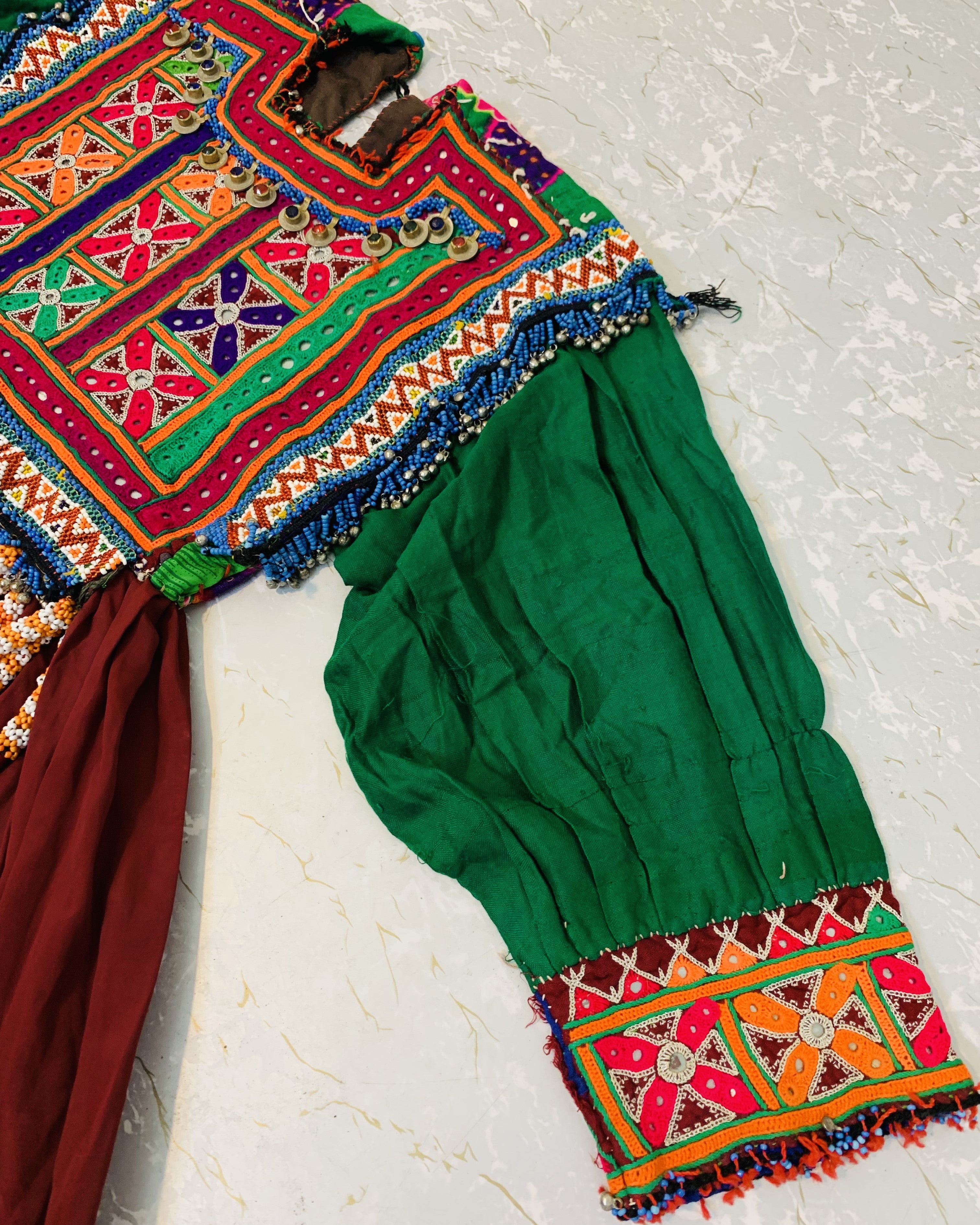 Baloch Vintage Tassel Frock