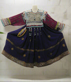 afghan coins frock with beads work