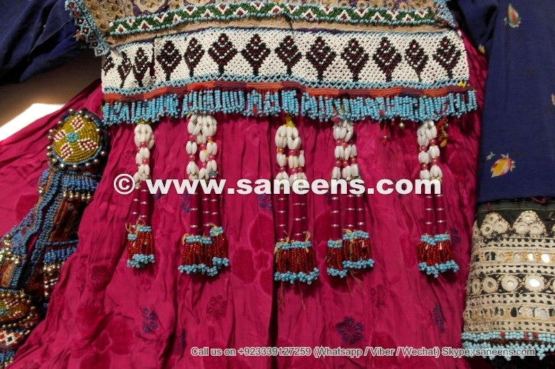 gypsy ladies vintage costumes with beads work tassels