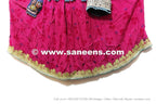 pink color muslim pashtun silk embroidery work frock