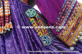 Baloch Banjara Coins Work Purple Frock