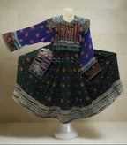 afghan kuchi coins clothes dress with embroidery work