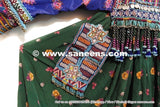 Baloch Gypsy Coins Work Green Dress