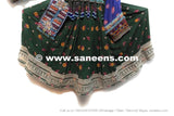 Baloch Gypsy Coins Work Green Dress