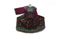 Baloch Banjara Women Coins Work Burgundy Dress