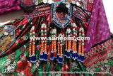 Baloch Banjara Women Coins Work Burgundy Dress