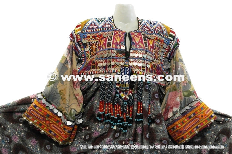 coins work kuchi banjara ladies frocks costumes