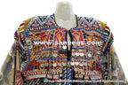 afghan clothing with coins beads and embroidery work